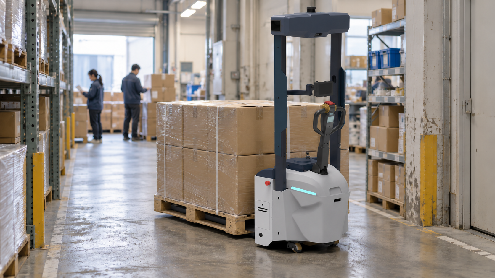 完成品を出荷工程へ搬送するEZ-GO（生成イメージ）